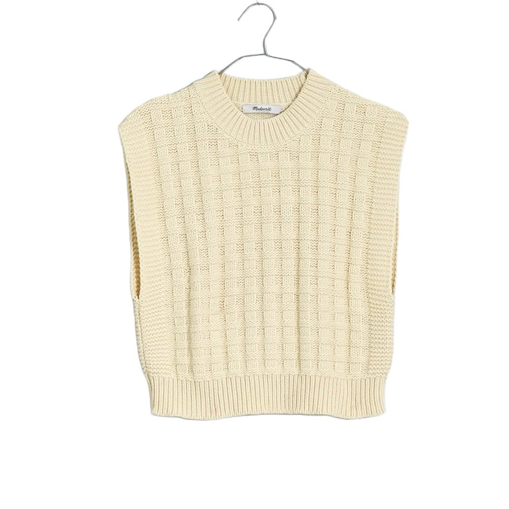 Madewell Cream Crew Neck Sweater